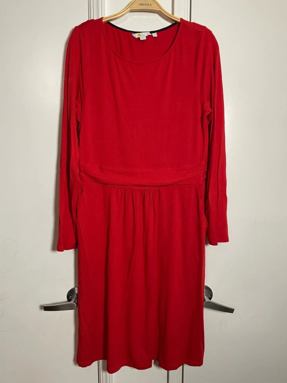 Boden Post box Abigail long sleeve dress